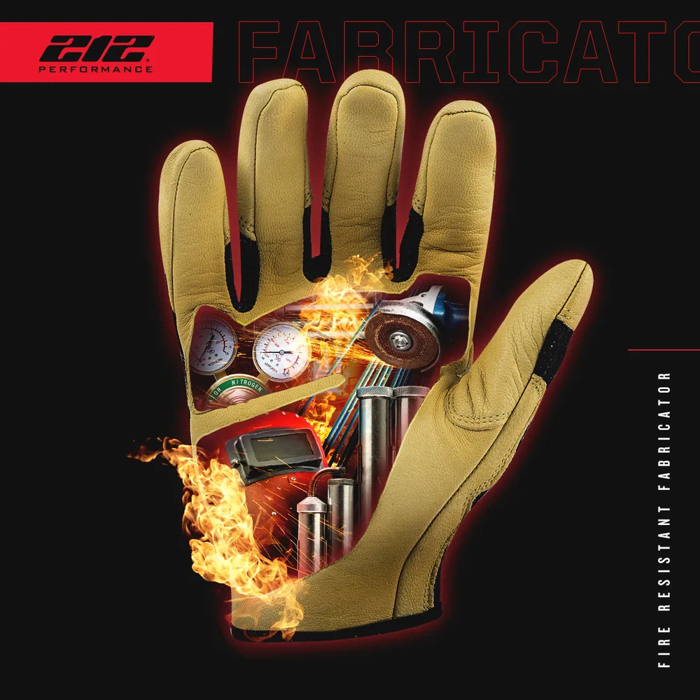 212 Performance fire-resistant glove illustration