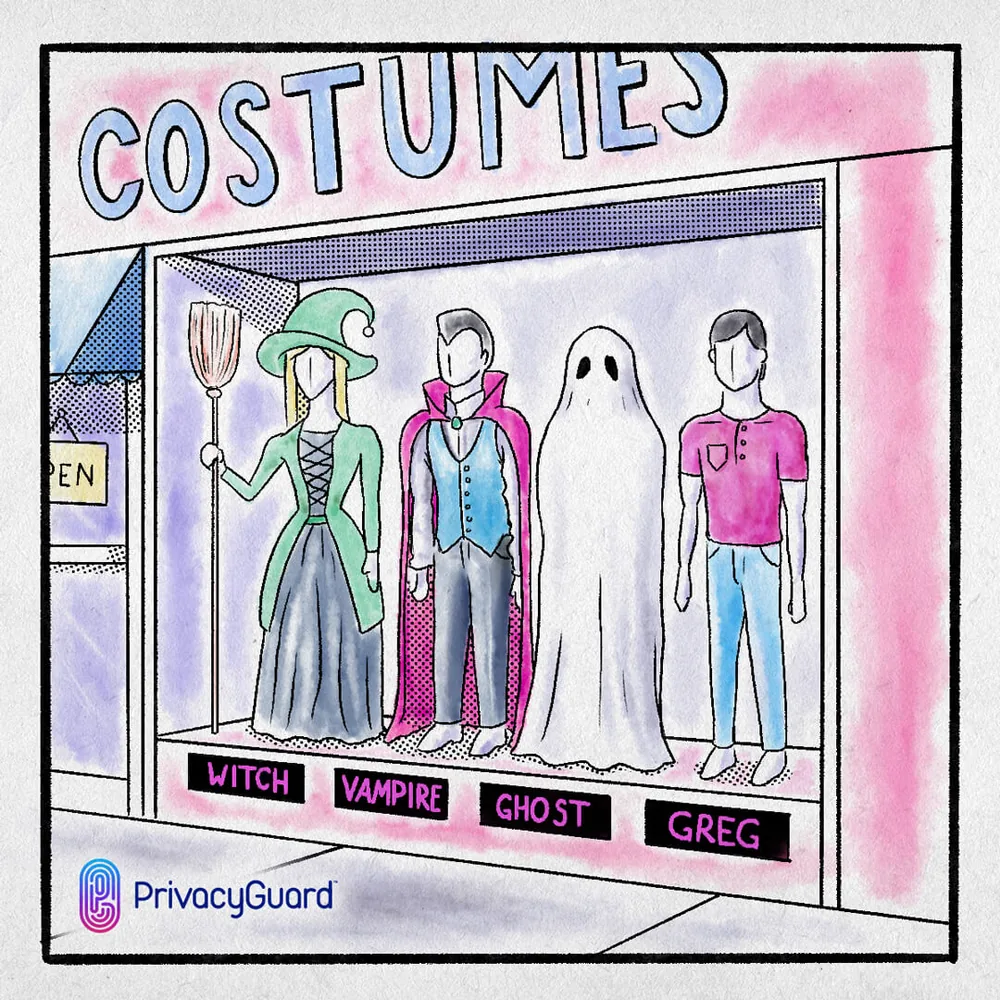 Privacy Guard Halloween illustration