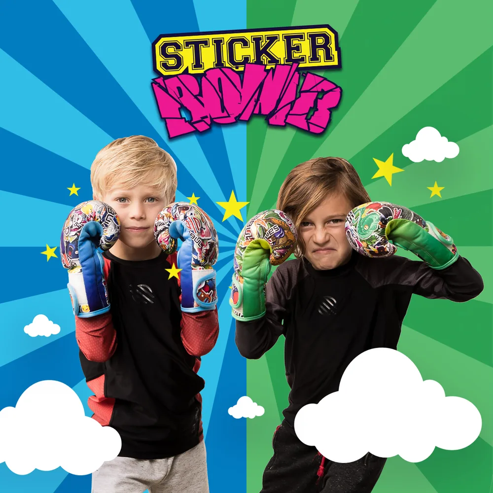 Sanabul Kids Sticker Bomb gloves