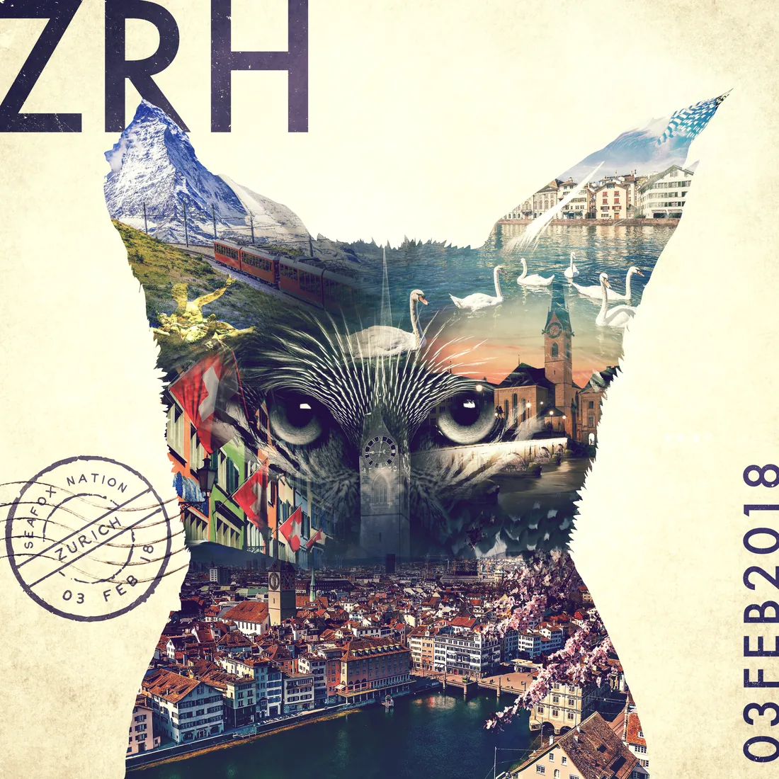 Galantis Aviary Tour poster for Zurich